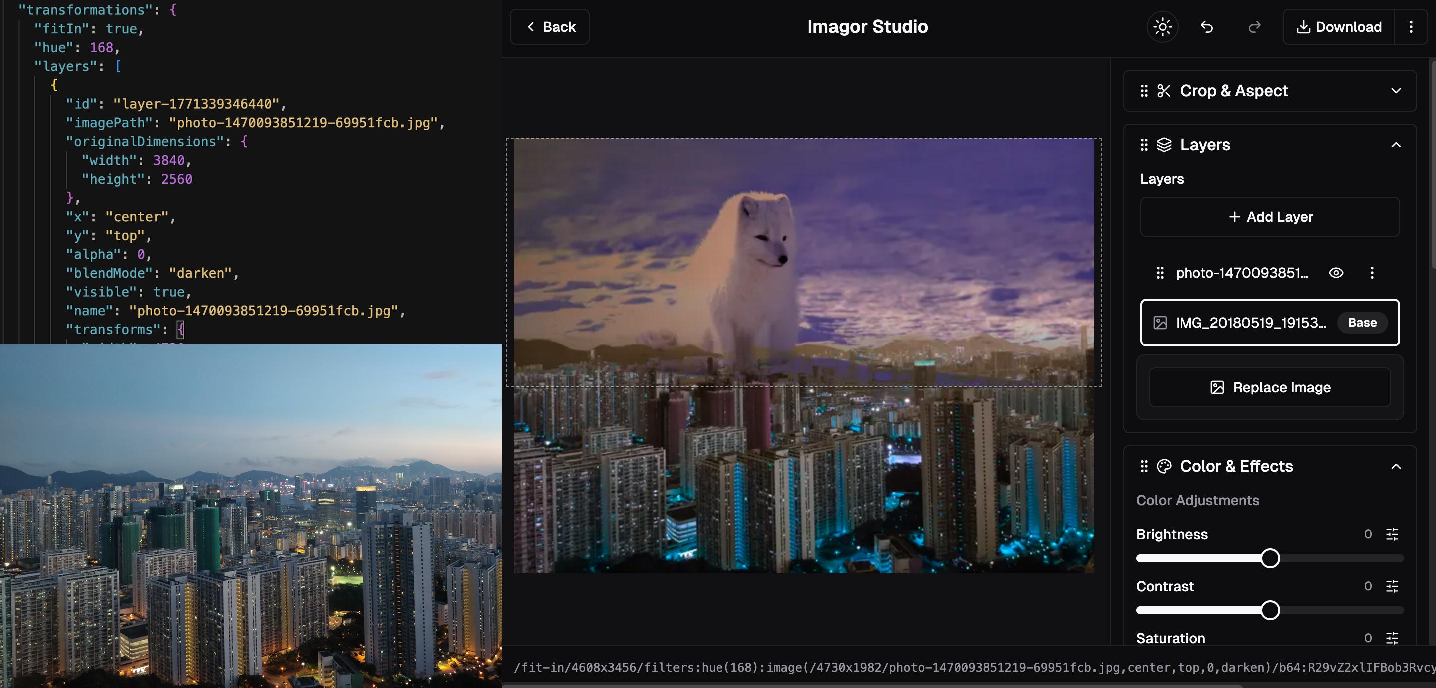 Imagor Studio Reusable Templates